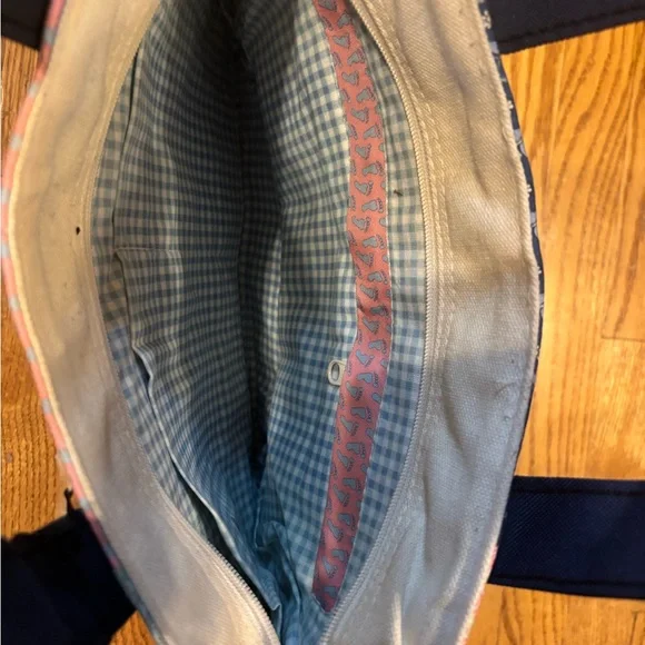 Vineyard Vines Patchwork Canvas Tote Mini  NWT - Picture 3 of 3